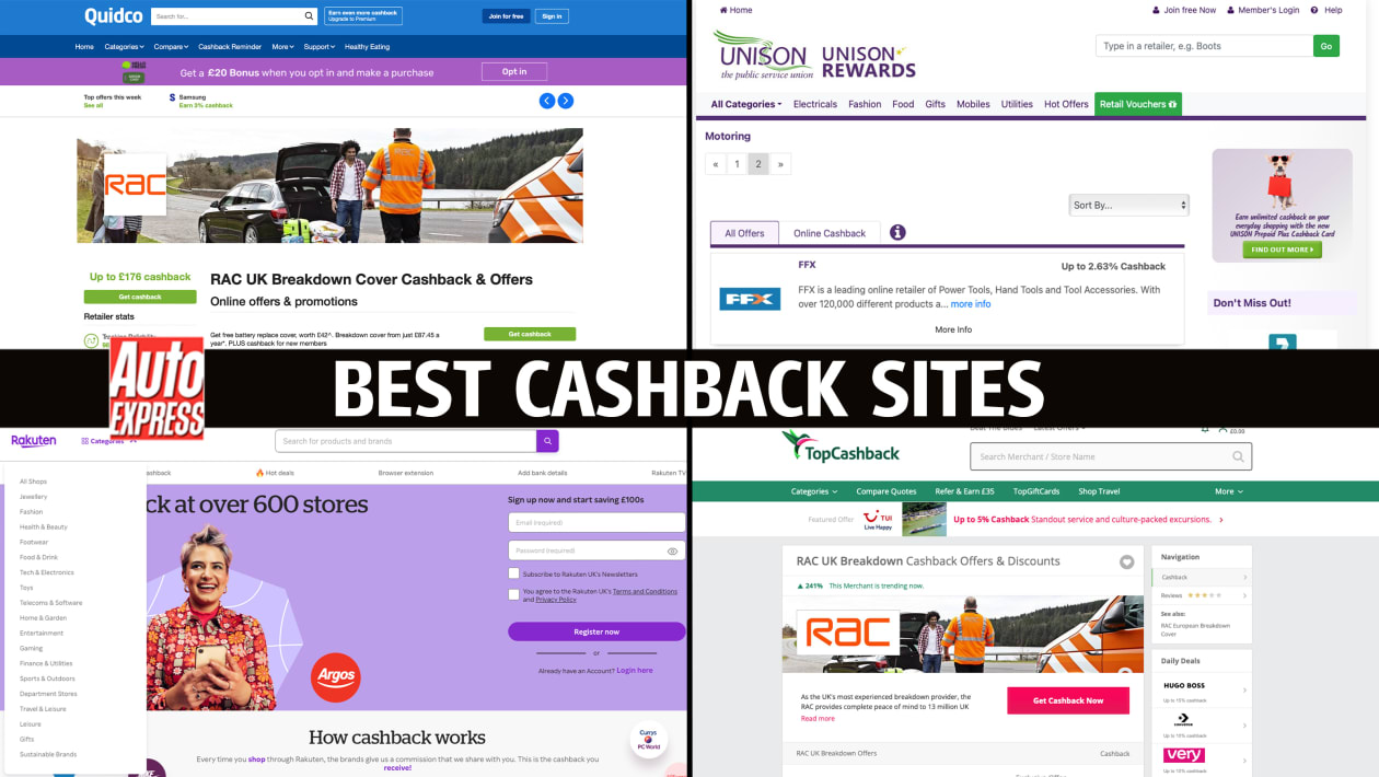 Best cashback sites 2024 Auto Express